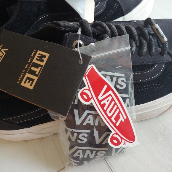 VANS VAULT NEW MTE-1 LX Old Skool Shoes Black - Picture 11 of 14